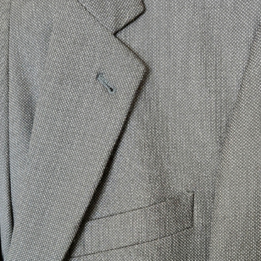 Joseph Abboud Navy Textured and Speckled 100% Wool Suit, Saks Fifth Avenue